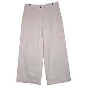 Everlane High rise wide leg cropped Pink Jeans Stretchy Summer Vacation